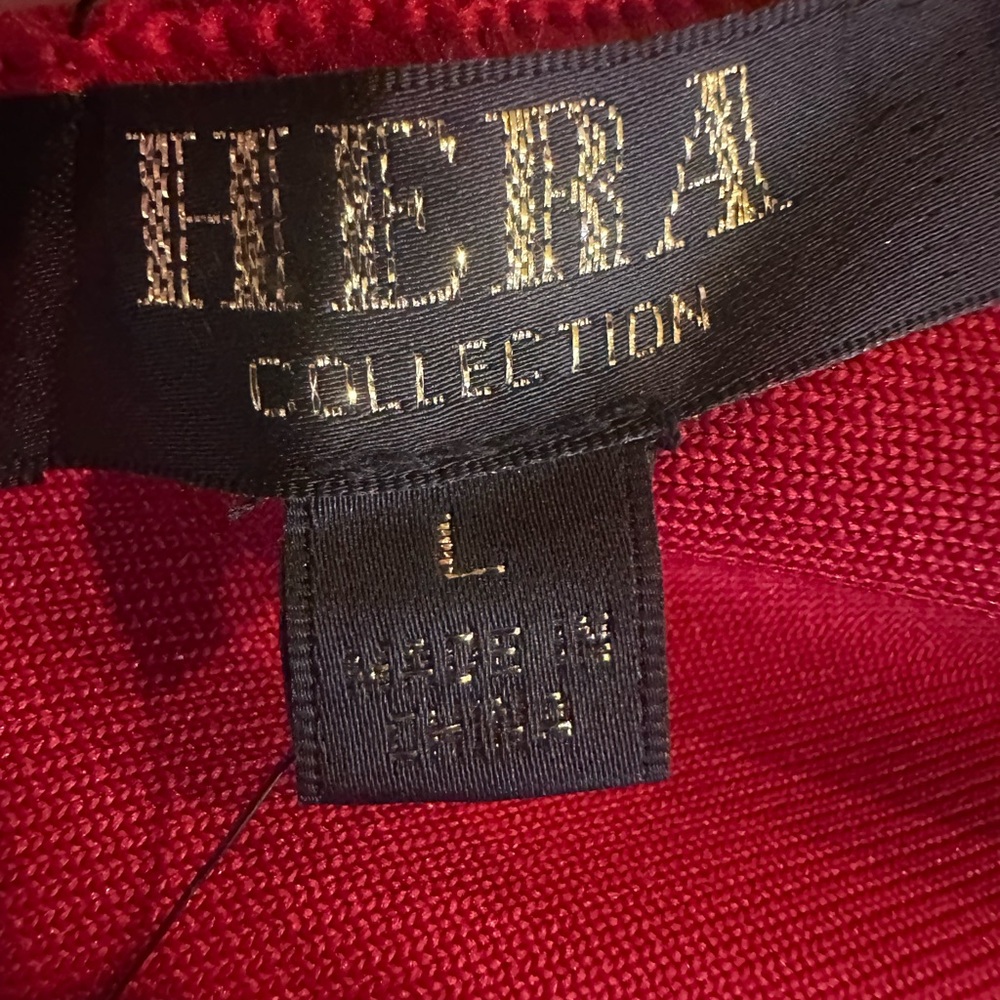 Hera Collection Red Bodycon Mini Dress - Picture 5 of 5
